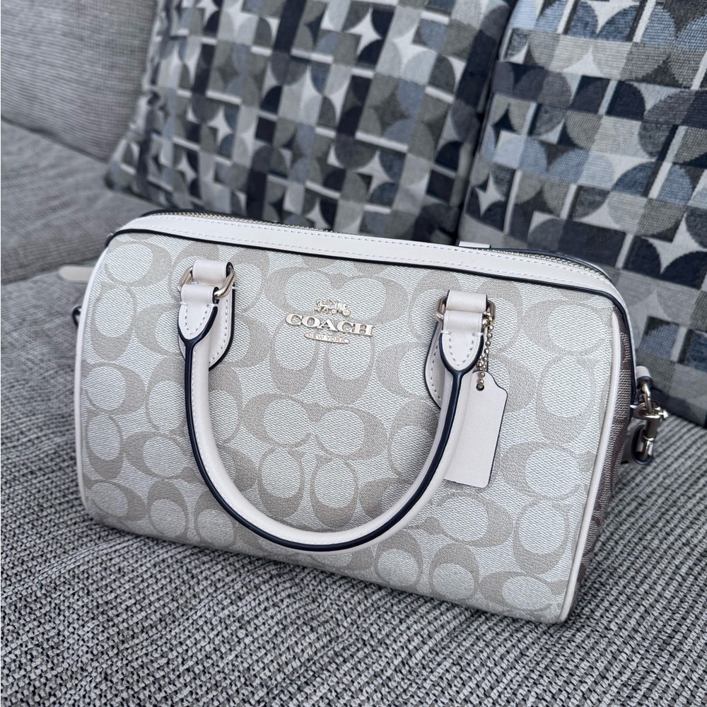 Coach Classic Cream Rowan Satchel